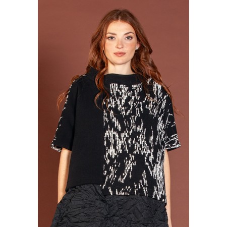 Mama B Magia Jacquard Jumper - Black