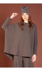 Mama B Moro Spino U Moro Relaxed Plain Fleece Top  