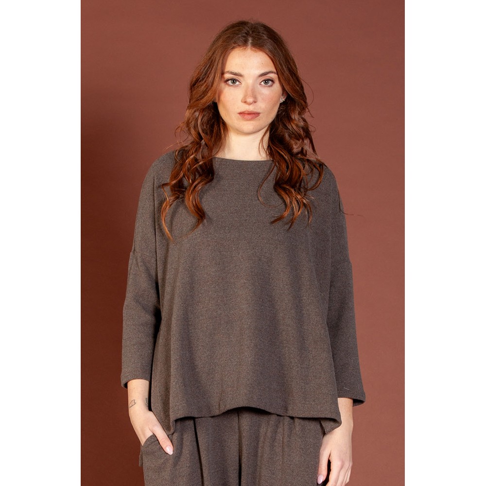 Mama B Emotiva Moro Relaxed Fleece Jumper Moro