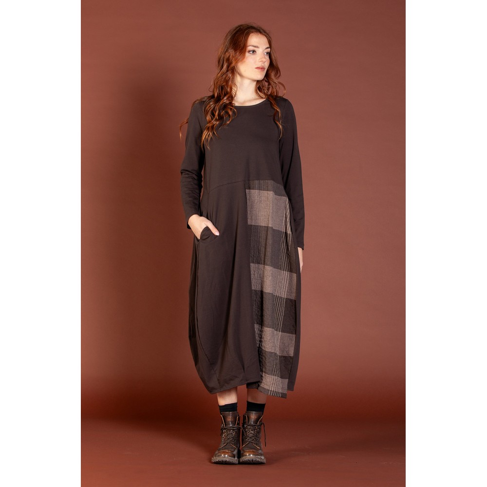 Mama B Mia S Rinde Check Insert Dress Rinde