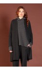 Mama B Antracite Soufle U Antracite Plain Fleece Cardigan  