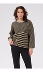 KAFFE Feather Gray Mel Averana Knit Pullover  