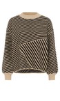 KAFFE Feather Gray Mel Averana Knit Pullover  