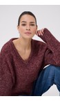 KAFFE Windsor Wine Mel Atrina Windsor Wine Melange Pullover  