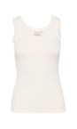 KAFFE Chalk Aomi Chalk Vest Top  