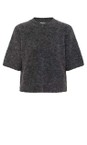 KAFFE Dark Grey Mel Aemilie Cropped Knit Pullover  