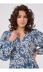 KAFFE Bering Sea / White Adahlia Dress  