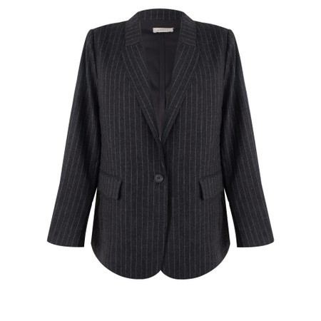Chalk Drew Pinstripe Blazer - Grey