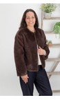 Chalk Cappuccino Delilah Cappuccino Coat  