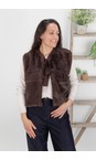Chalk Cappuccino Felicity Cappuccino Gilet  