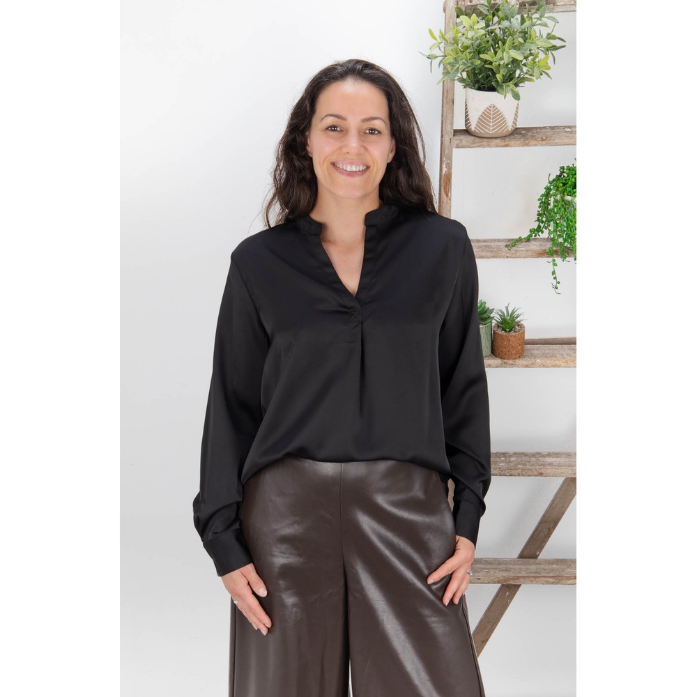 Chalk Josie Black Shirt Black 