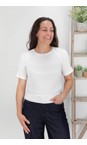 Chalk White  Maddie White Top  