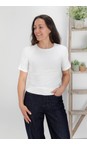 Chalk White  Maddie White Top  