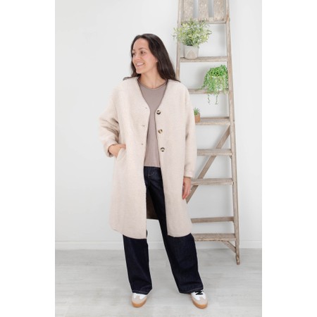 Chalk Maggie Cream Coat - Off-White