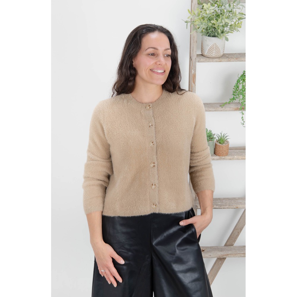 Chalk Mary Light Tan Cardigan Light Tan