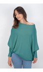 Amazing Woman Opal Emilie Opal Asymmetric Draped Jumper  