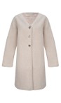 Chalk Cream Maggie Cream Coat  