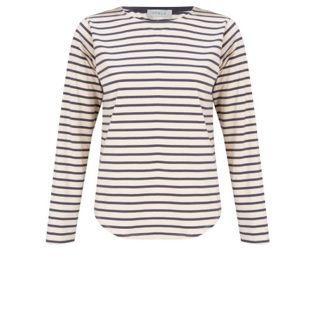 Chalk Fleur Stripe T Shirt - Multicoloured