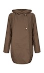 Pret Pour Partir Bronze Paola Bronze Cor Water Repellent Hooded Parka Coat  