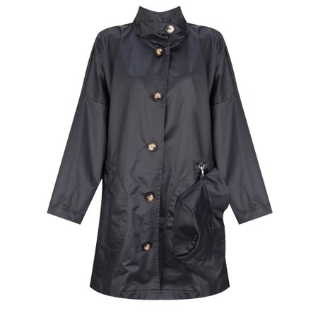 Pret Pour Partir Filo Blue/Black Cow Waterproof Coat - Blue