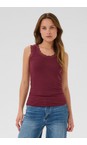 KAFFE Windsor Wine Aomi Windsor Wine Vest Top  