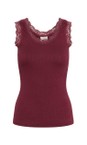 KAFFE Windsor Wine Aomi Windsor Wine Vest Top  