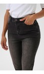 KAFFE Dark Grey Wash Willow Slim Fit Dark Grey Wash Jean  