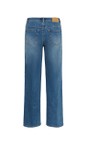 KAFFE Med Blue Abrook Med Blue Regular Fit Wide Leg Jean  