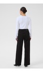 KAFFE Black Deep Abrook Black Regular Fit Wide Leg Jean  