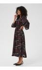 KAFFE Windsor Wine / Black Amille Dress  