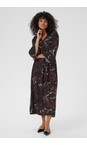 KAFFE Windsor Wine / Black Amille Dress  