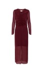 KAFFE Windsor Wine Achai Dress  