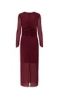 KAFFE Windsor Wine Achai Dress  