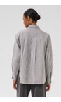 KAFFE Grey / White Stripe Amarianne Shirt  