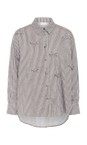 KAFFE Grey / White Stripe Amarianne Shirt  