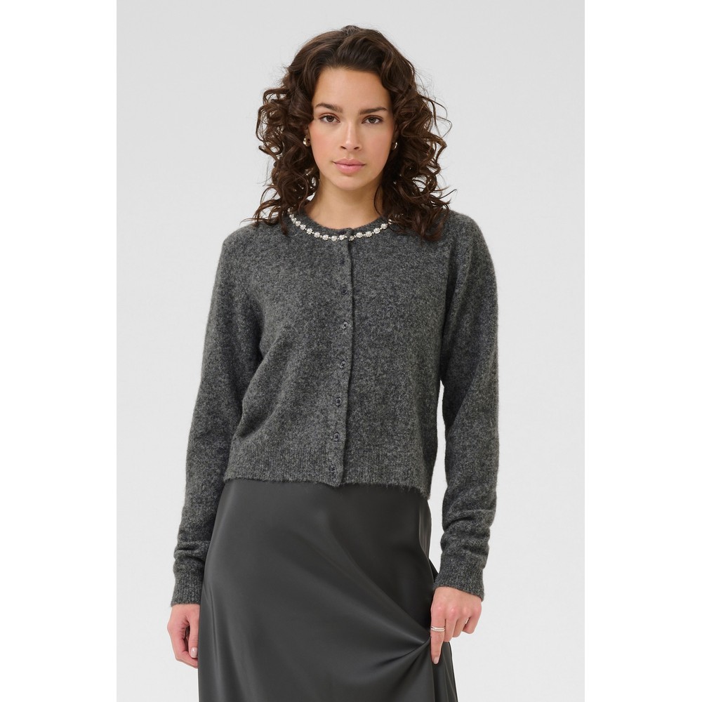KAFFE Aroxy Cardigan Grey Mel