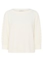 KAFFE Chalk CC Abetty Chalk Knit Pullover  