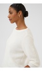 KAFFE Chalk CC Abetty Chalk Knit Pullover  