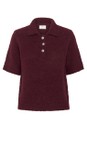 KAFFE Windsor Wine Aemilie Polo Pullover  