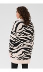 KAFFE Turtledove / Black Asandra Cardigan  