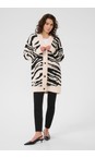 KAFFE Turtledove / Black Asandra Cardigan  