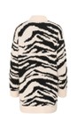 KAFFE Turtledove / Black Asandra Cardigan  