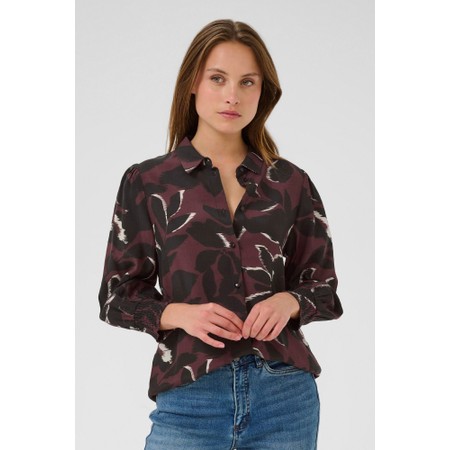 KAFFE Amille Shirt - Red