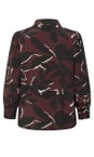 KAFFE Windsor Wine / Black Amille Shirt  