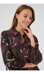 KAFFE Windsor Wine / Black Amille Shirt  