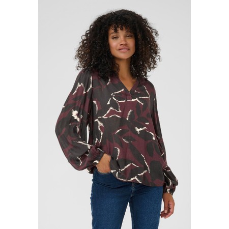 KAFFE Abeate Amber Blouse - Red