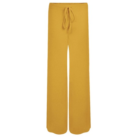 Amazing Woman Colette Antique Gold Supersoft Knit Trousers - Gold