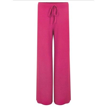 Amazing Woman Colette Cerise Supersoft Knit Trousers - Pink