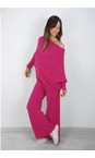 Amazing Woman Cerise Colette Cerise Supersoft Knit Trousers  