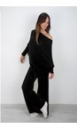 Amazing Woman Black  Colette Black Supersoft Knit Trousers  